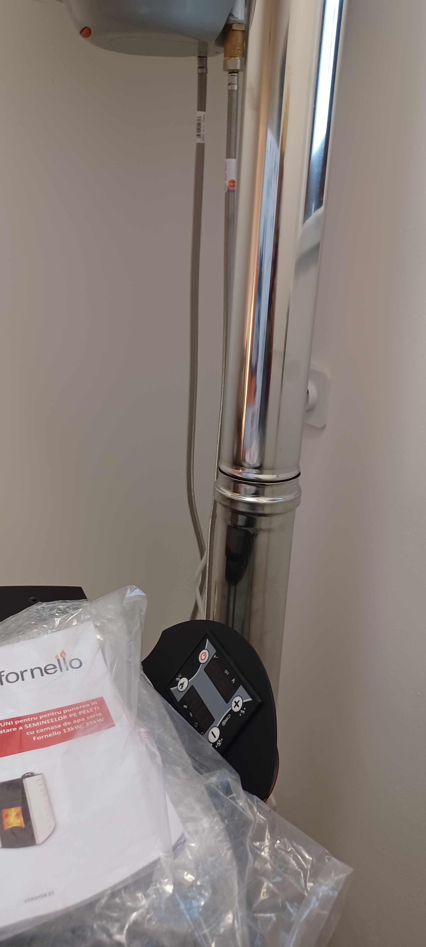 termosemineu fornello/chit evacuare /boiler/peleti - transport gratuit
