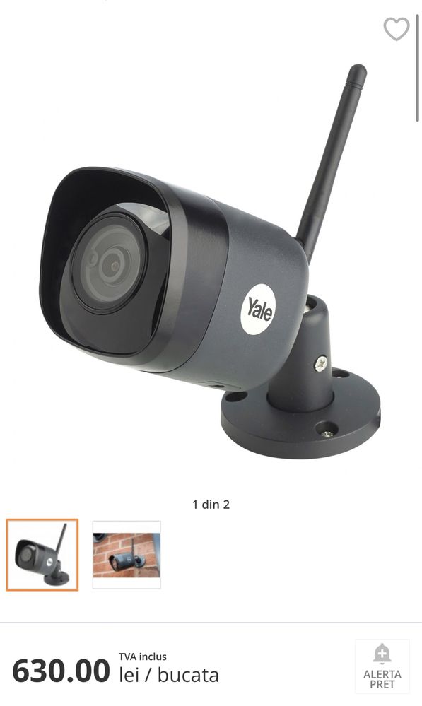 Camera CCTV Wi-fi Yale