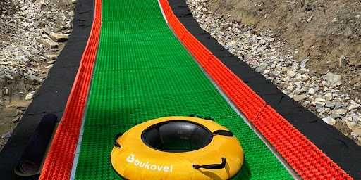 Тюбинг ватрушка с пластиковым дном