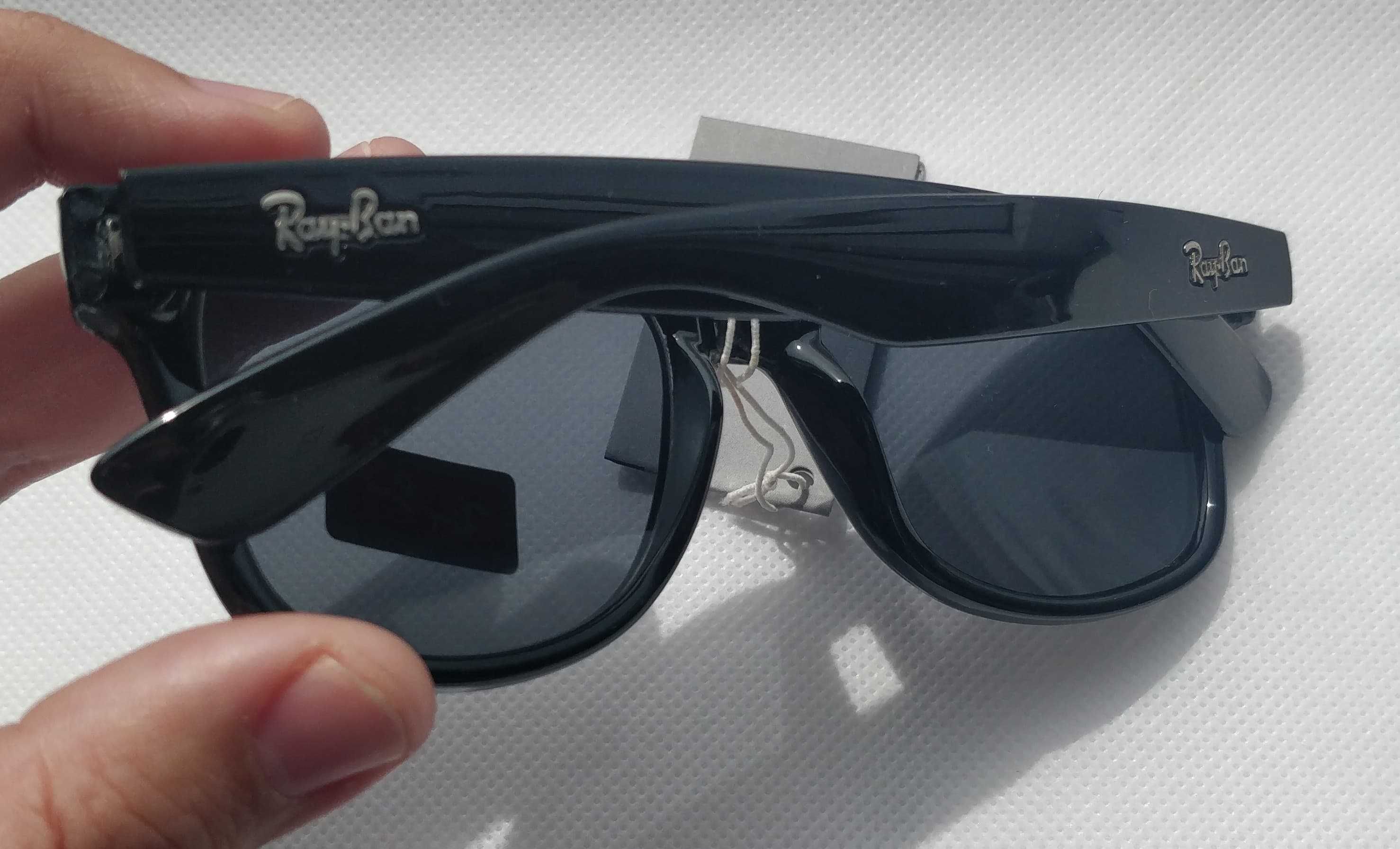 Ochelari de soare Ray Ban Justin 4165, negru lucios