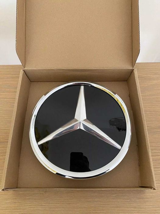 Стъклена емблема лого Mercedes Distronic W205 W204 W213 W253 18.5 cm