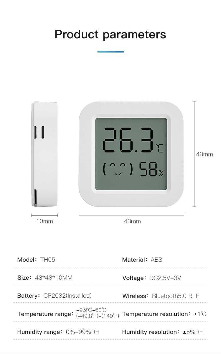 Senzor temperatura/umiditate bluetooth