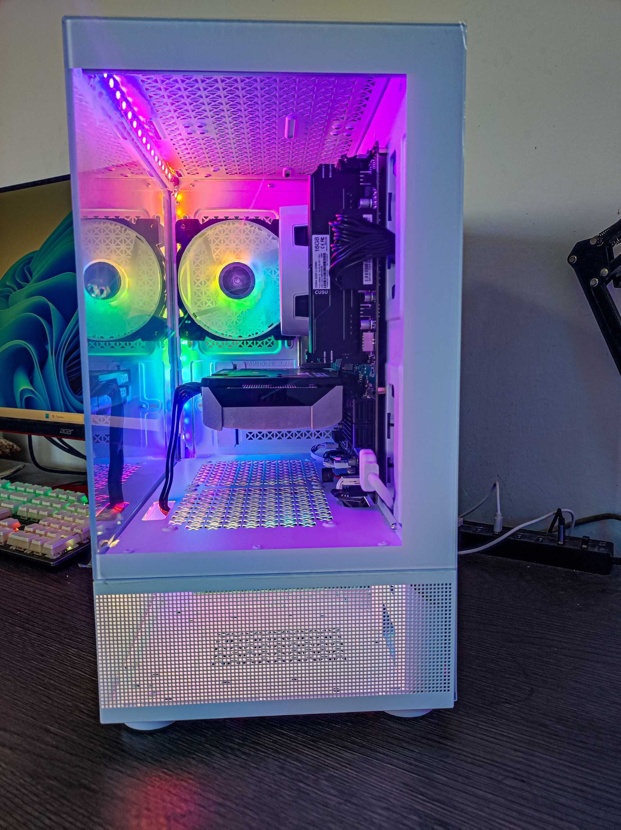 Нов! Ryzen 5 5600X, RTX 5060, 32GB RAM, 1TB SSD Nvme