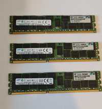Lot - 3 x 16GB Samsung DDR3-1333 PC3-10600R M393B2G70BH0-YH9Q8 ECC - m