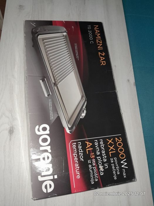 Gratar electric Gorenje XXL 2000W