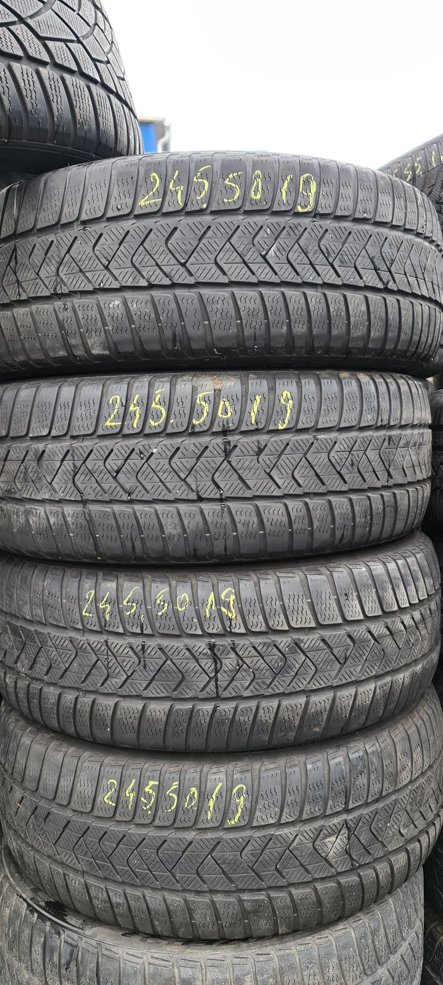 245 50 19 iarna pirelli runflat 6mm dot 2018/2019 montajul gratuit