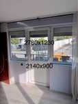 Vand tamplarie pvc termopan cu sticla inclusa