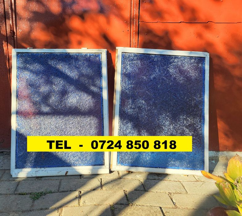 vitralii deco Vintage geamuri vechi ferestre deosebite albastre