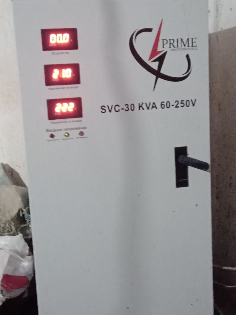 Стабилизатор SVC-30 KVA60-250V