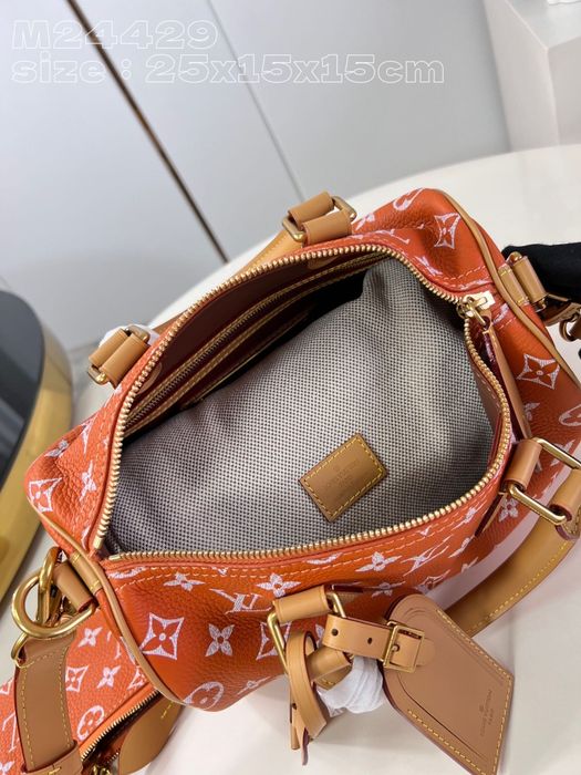 Geanta Louis Vuitton orange 25cm, tip Premium