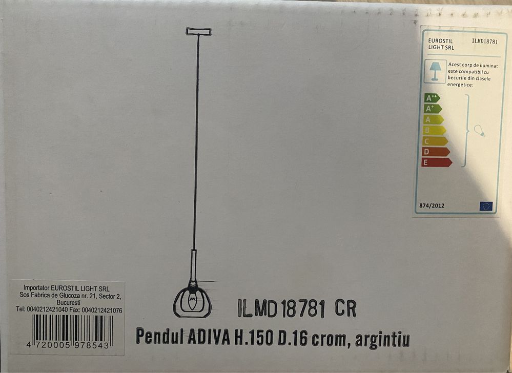 Corp de iluminat/ lustra/ Pendul Mobexpert