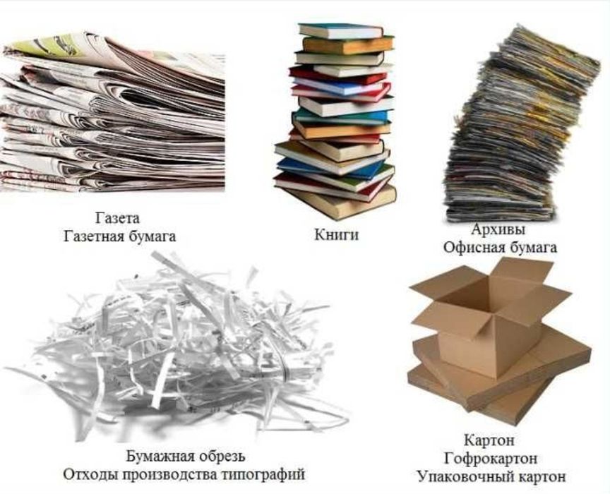мукулатура за большой обьем 60 тг 1кг - газета, картон 30тг, А4 и архи