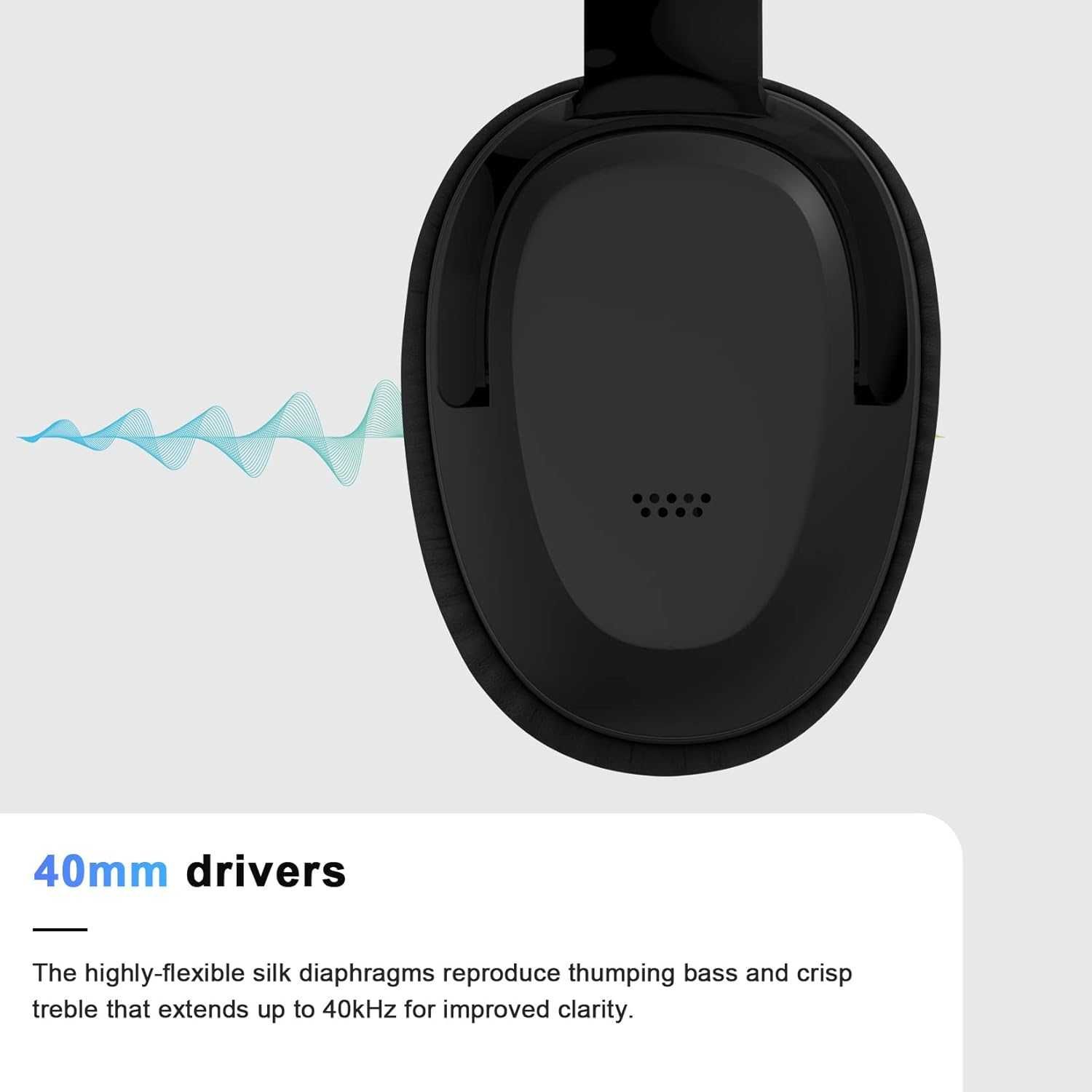 Eono слушалки с активно шумопотискане , Bluetooth слушалки с микрофон