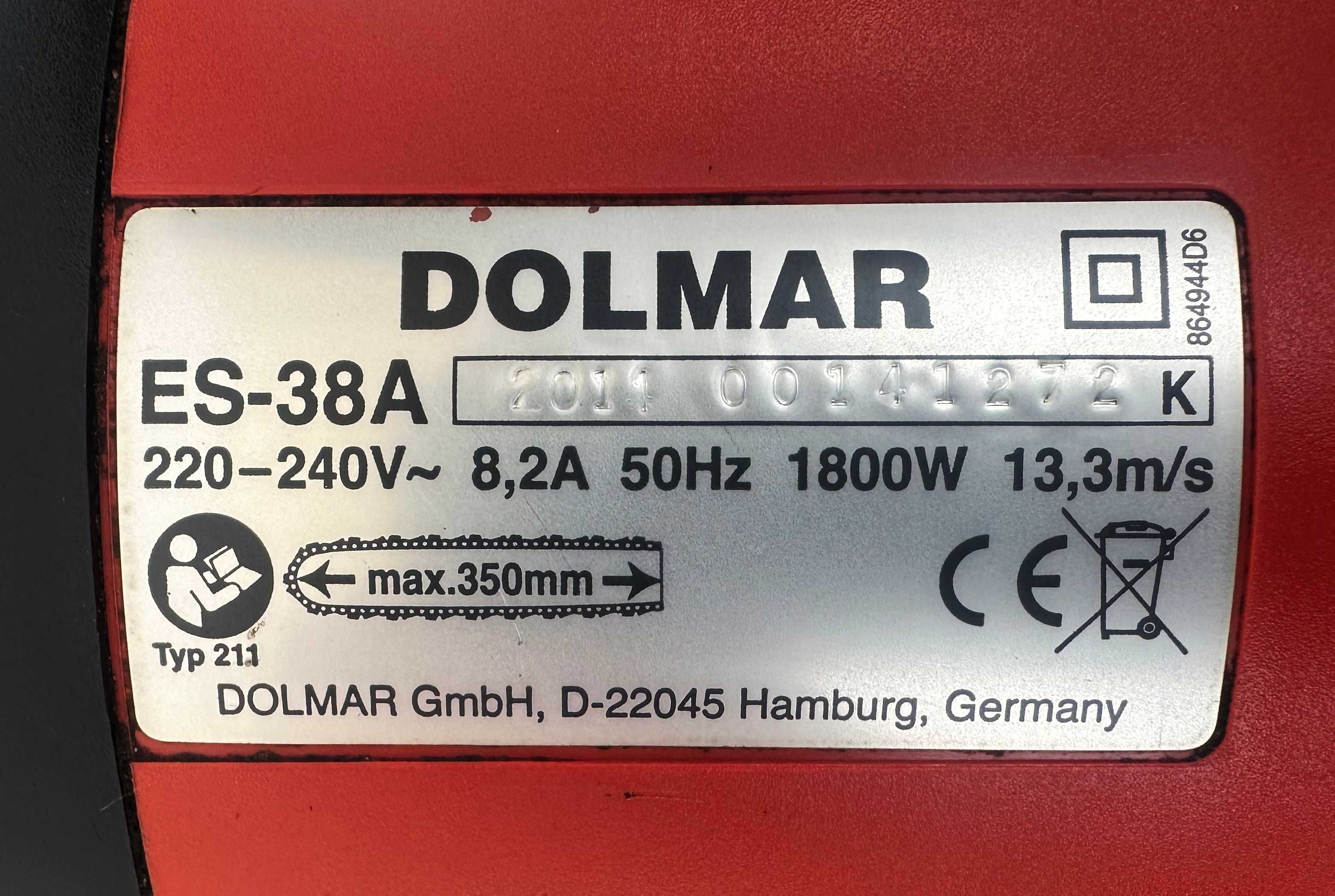 Dolmar ES-38A - Електрически верижен трион