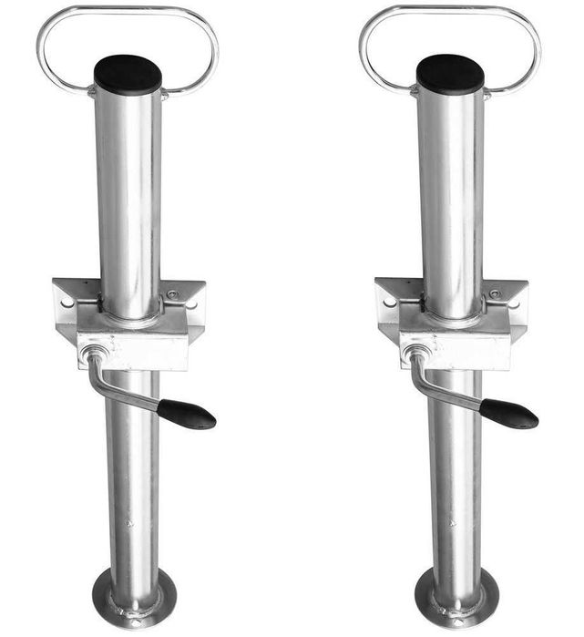 Picior de sprijin remorci, galvanizat,150kg, clema de prindere inclusa