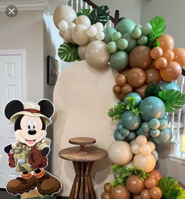 Арка с балони за рожден ден, кръщене, погача, украса
