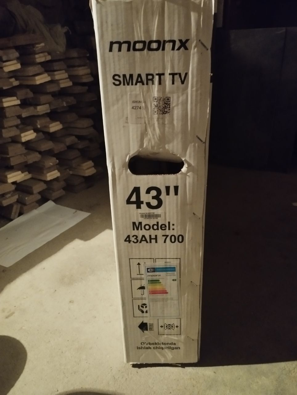 Телевизор мооnx 43 tali smart olinganga 2 oy boldi