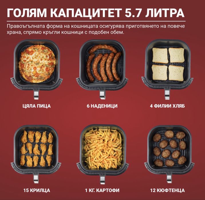 InstantPot Vortex Plus AirFrier 5,7l в гаранция