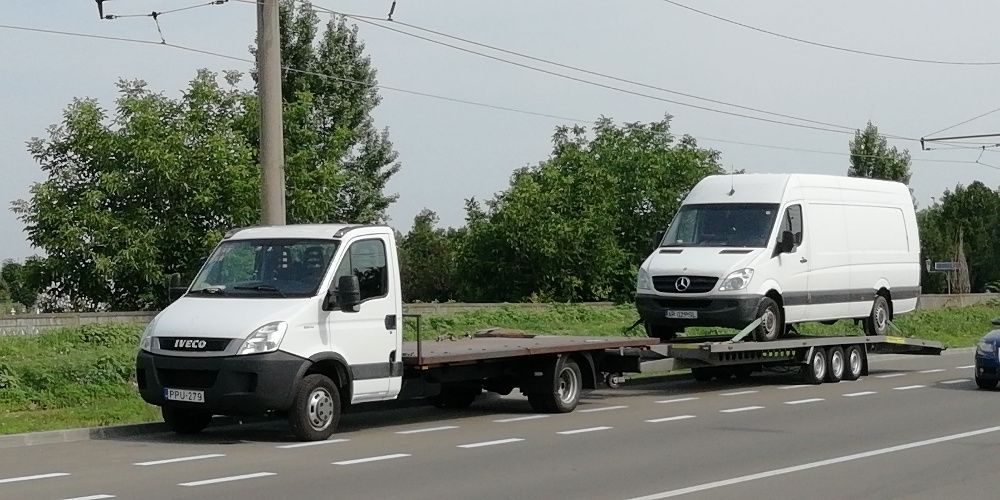 Tractari auto non-stop platforma libera Austria Ungaria Cehia Slovacia