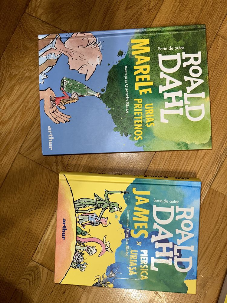 Roald Dahl, Marele uriaș prietenos, James și piersica