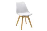 Комплект 4 стол Gasto, крака от масивна дървесина, 4 цвята - ПРОМОЦИЯ!