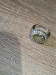 inel ag.925 cu citrin si zirconii.18mm