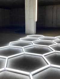 Sistem iluminat Hexagon LED 30%-50%-100% /  hexagonled.ro
