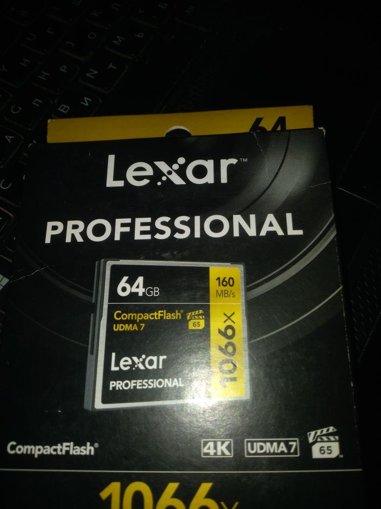 Компакт флаш CF Lexar 64 гб
