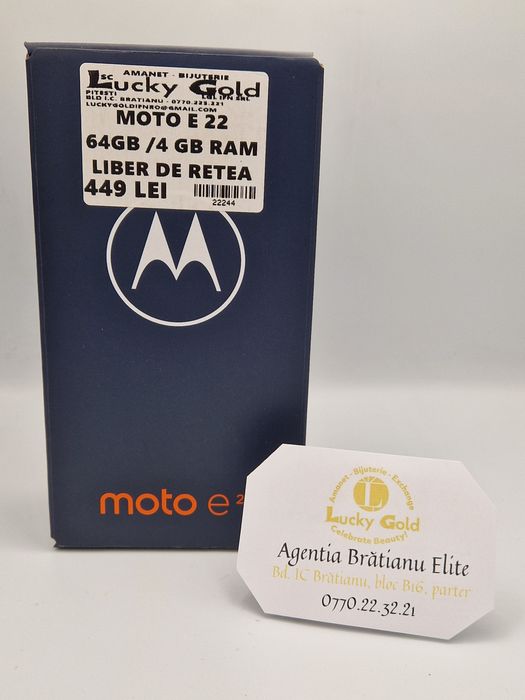Moto E 22 64 GB cod 22244
