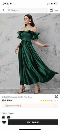 Vand rochie verde smarald