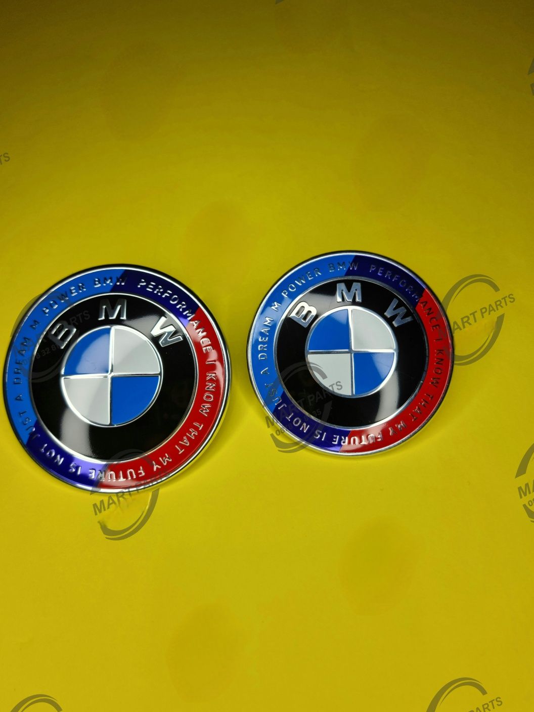 Юбилеен Комплект емблеми Бмв 82мм 74мм 45мм и 68мм Bmw емблема капачки