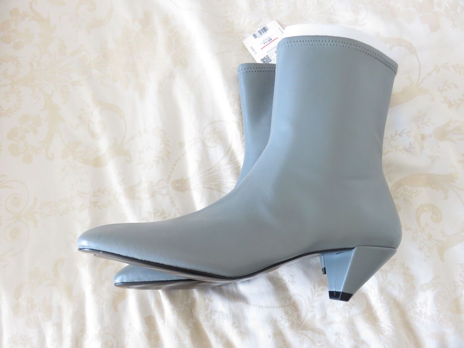 Кожени боти/ботуши Mango, 38 - 38.5, нови