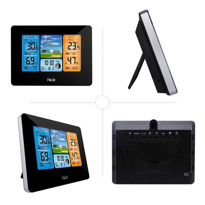 Statie meteo digitala Lumiax FanJu FJ3373,negru,sigilat