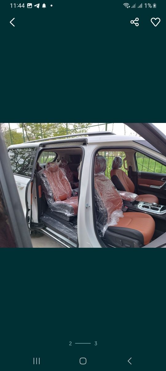 Kia carnival 2023 yil oq