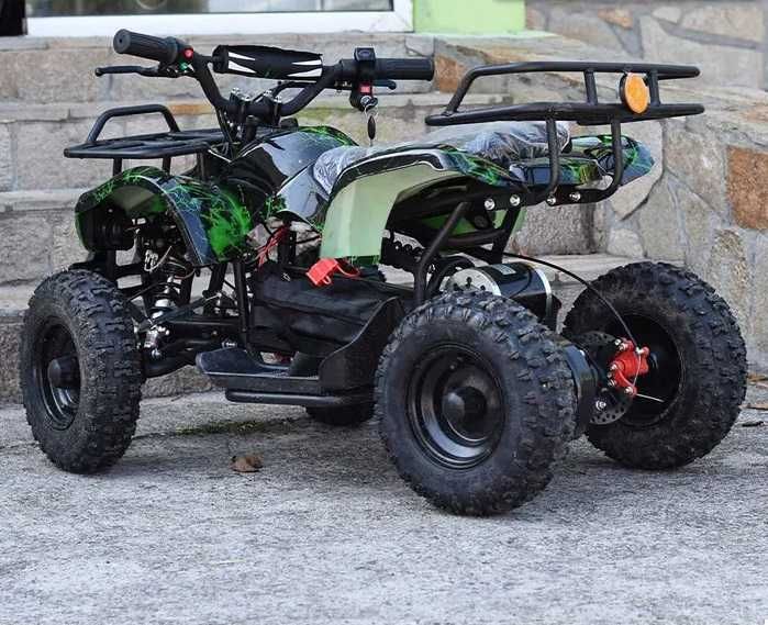 Детско електрическо АТВ Max Motors ATV 1200W Green lighting