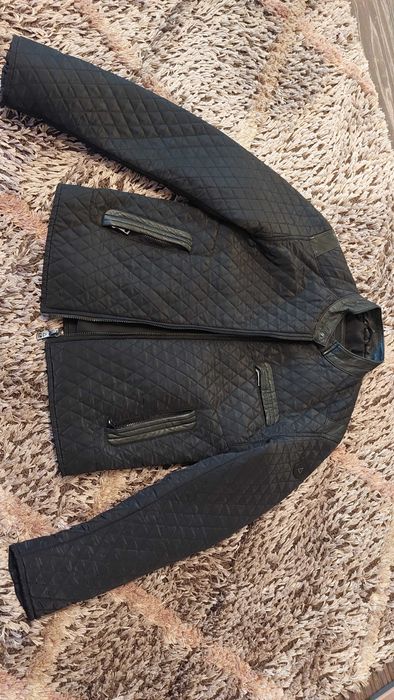 Geaca Piele /Textil Serge Pariente M