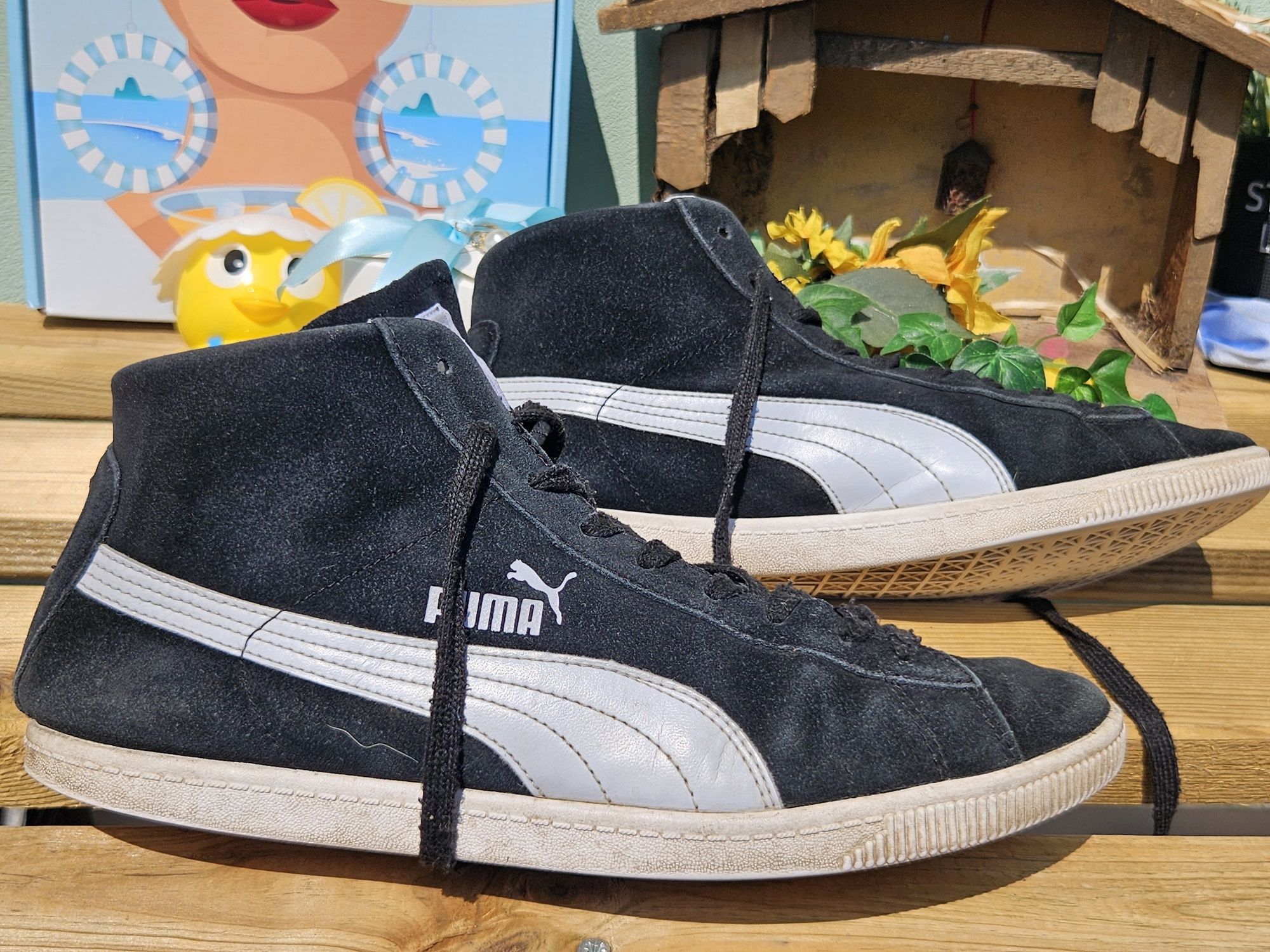 Puma кецове естествен велур N40.5