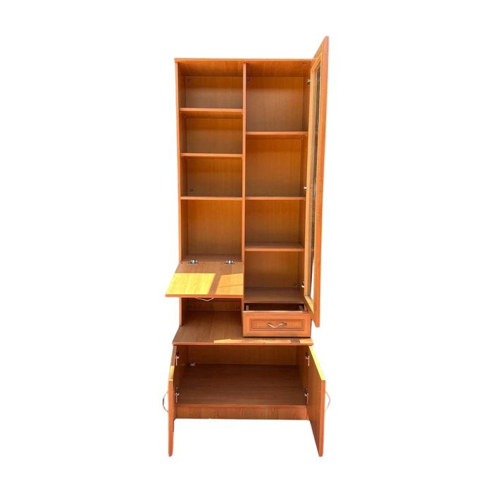 Corp de Biblioteca cu Vitrina; Dulap cu rafturi si sertar