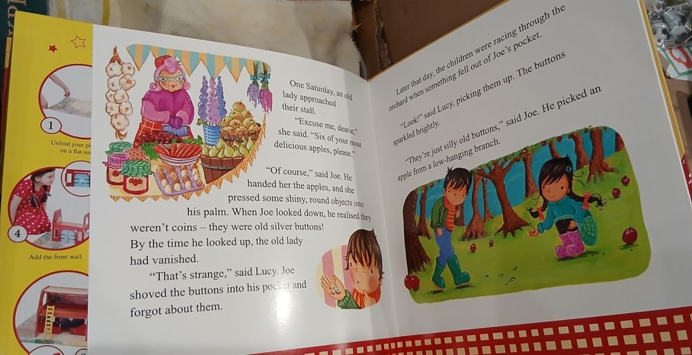 English play books Разгъваеми Книги- игра The magical farm; The wizard