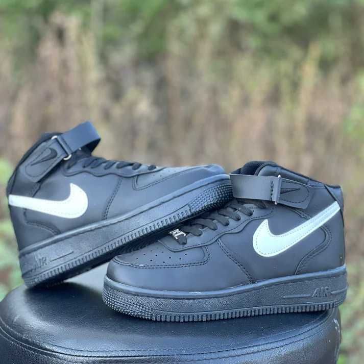 AF1 NEW High Negru-Alb