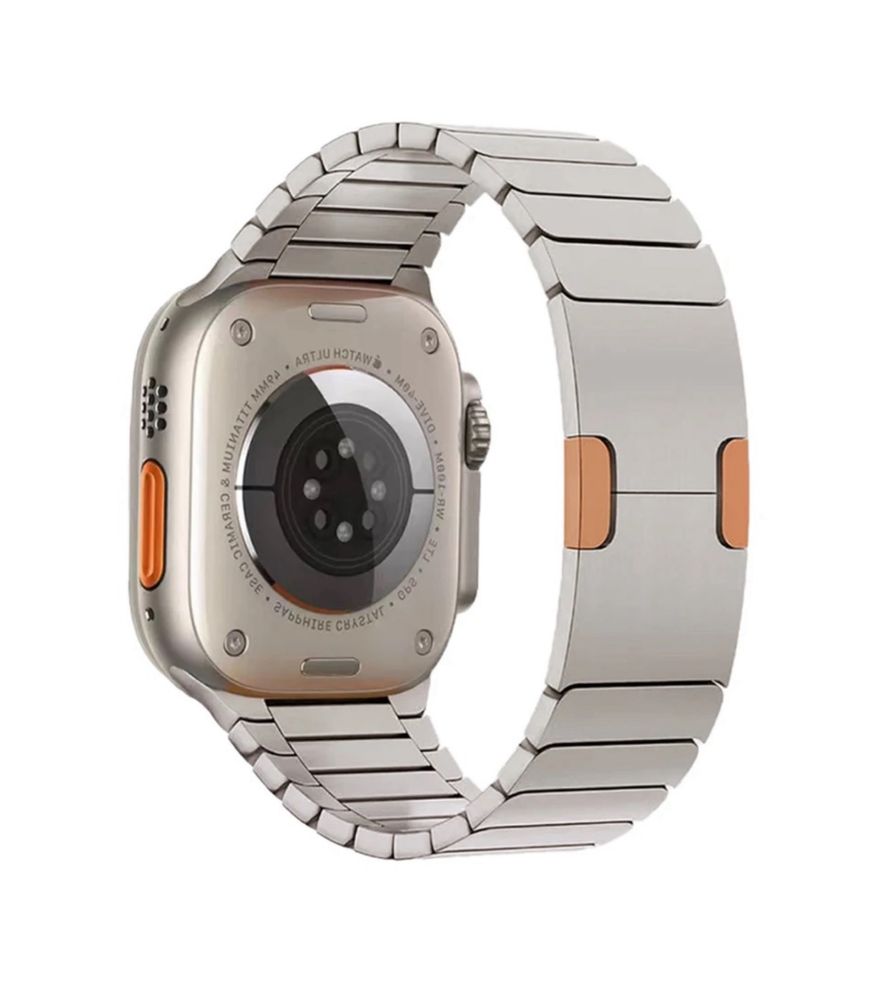 Curea Husa Metalic Style Titanium Color Ceas Apple Watch Iphone