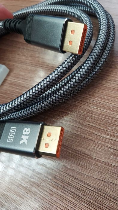 Кабель  DisplayPort кабель ver 1.4 - 1,8 метра новые в наличии