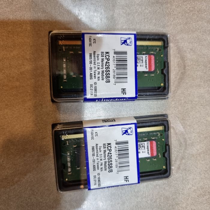 RAM 16GB  2x8GB Kingston DDR4 3200MHz SO-DIMM  лаптоп памет