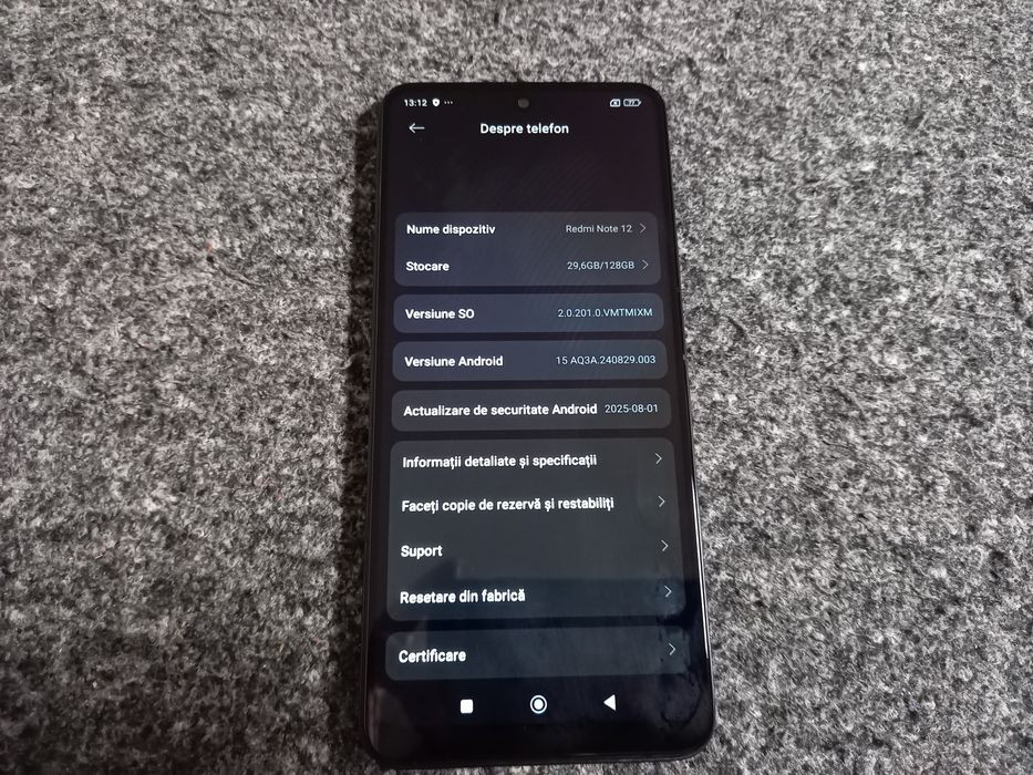 Telefon Redmi Note 12 - Redmi 9A
