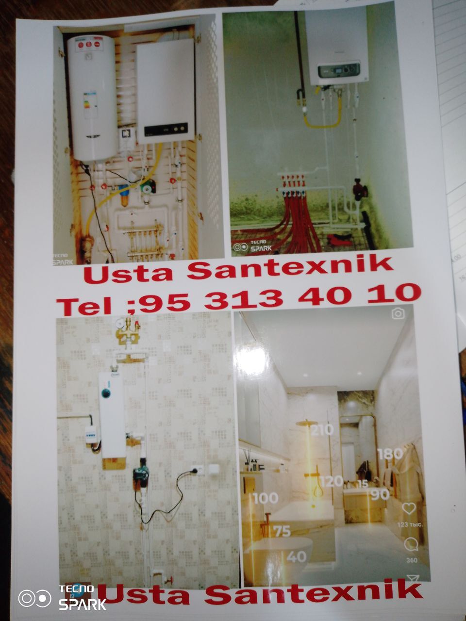 Bitoʻn teshish santehnik xizmatlari