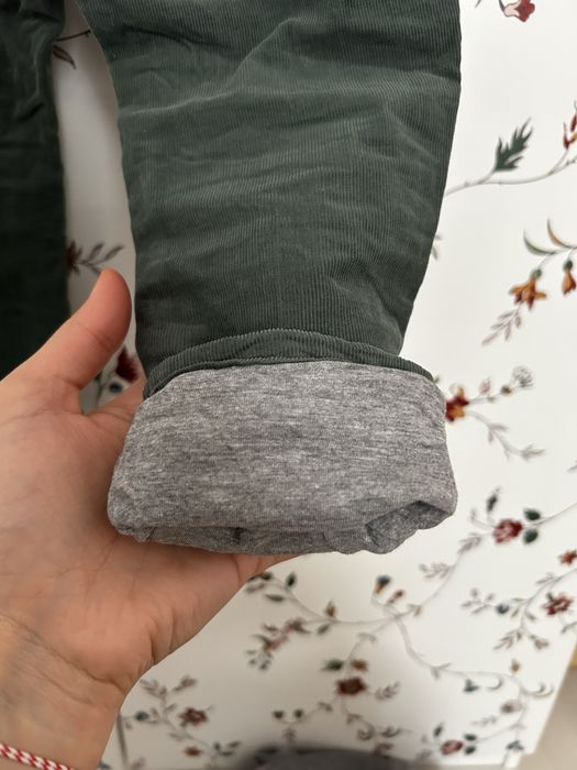 Set 2 perechi pantaloni captusiti marimea 104