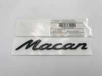 Emblema PORSCHE MACAN spate negru