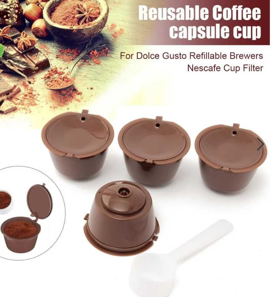 Кафе машина Dolce Gusto + капсула за многократна употреба