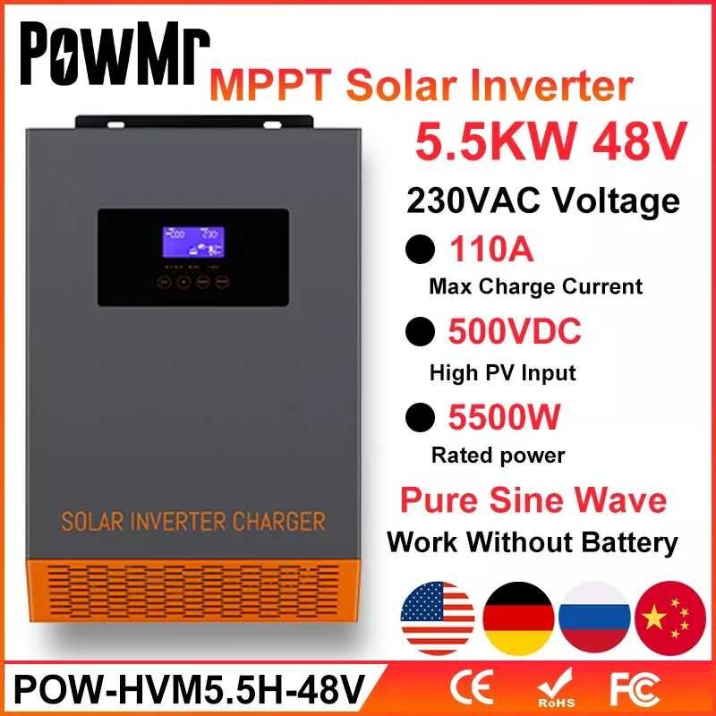 Controler invertor solar fotovoltaic 5.5-6.5kw220V 110-120A all-in-one