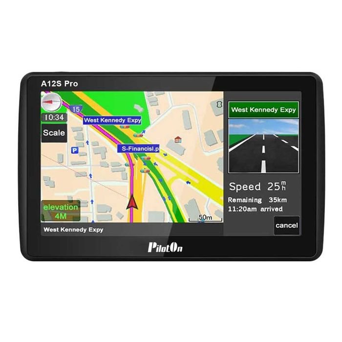 GPS PilotOn A12S Pro harti 2025 Camion, TIR full EUROPA, WiFi, TMC